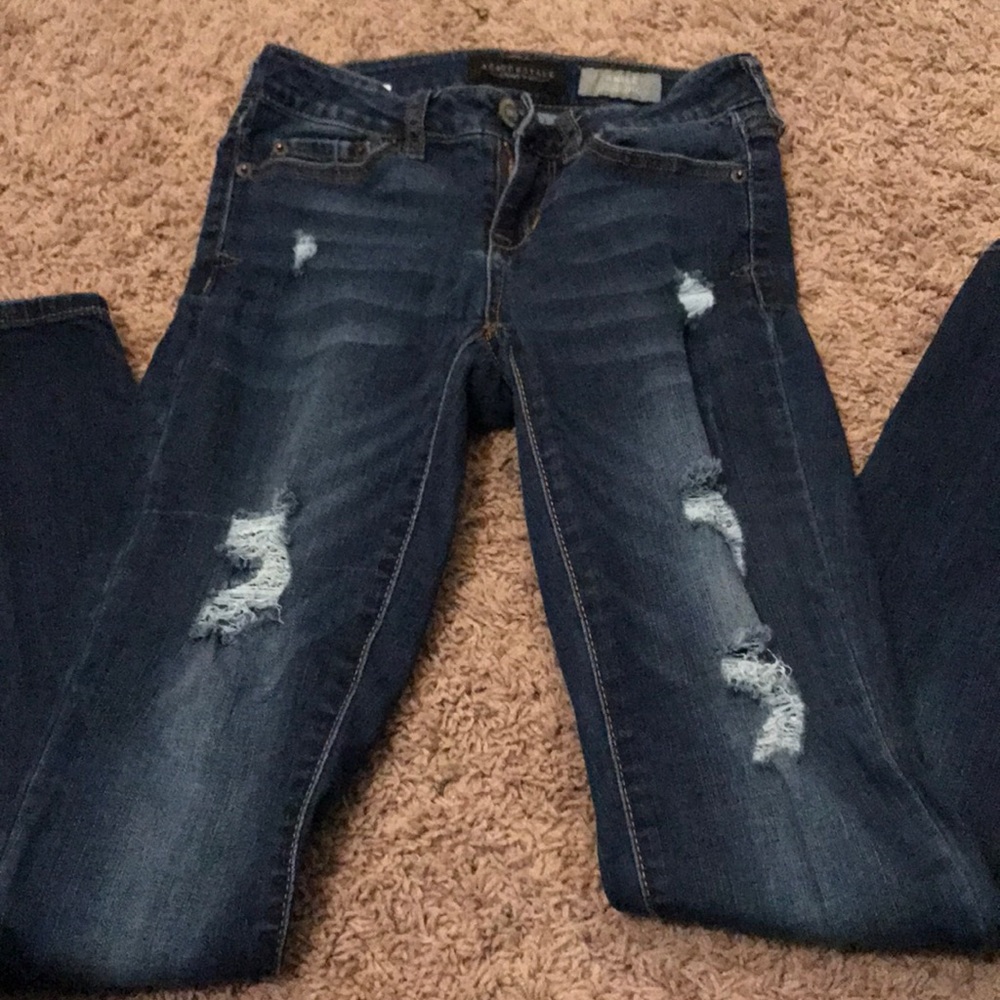 Aeropostale Distressed Skinny Jeans